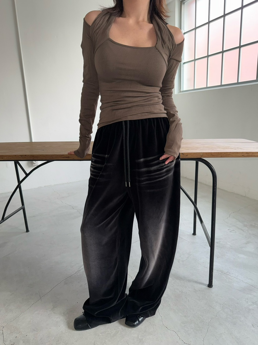 AWESOMESAUCE韓國代購㊣女裝新品25秋冬真品推薦熱賣長袖T恤AWESOME SAUCE長袖T恤