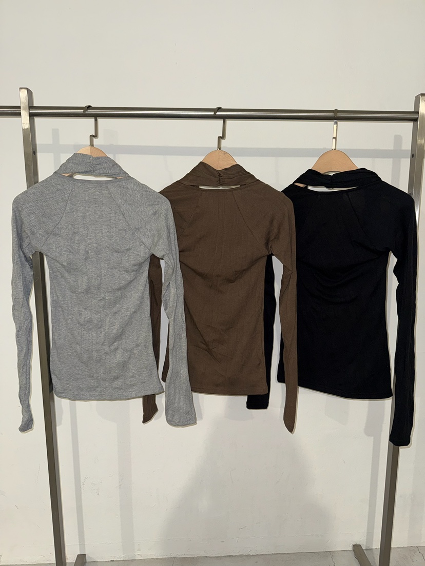 AWESOMESAUCE韓國代購㊣女裝新品25秋冬真品推薦熱賣長袖T恤AWESOME SAUCE長袖T恤