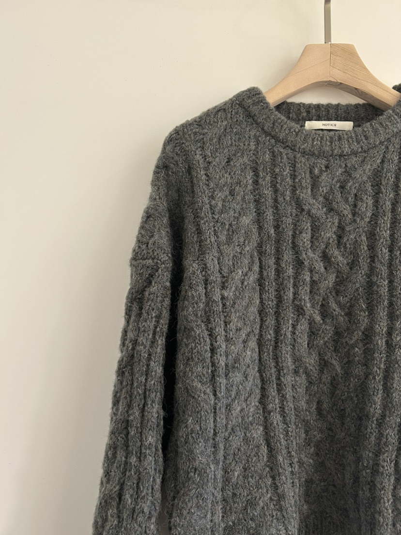 NOTICE韓國代購㊣女裝新款人氣職業時尚熱賣推薦真品25秋冬毛衣NOTICE毛衣