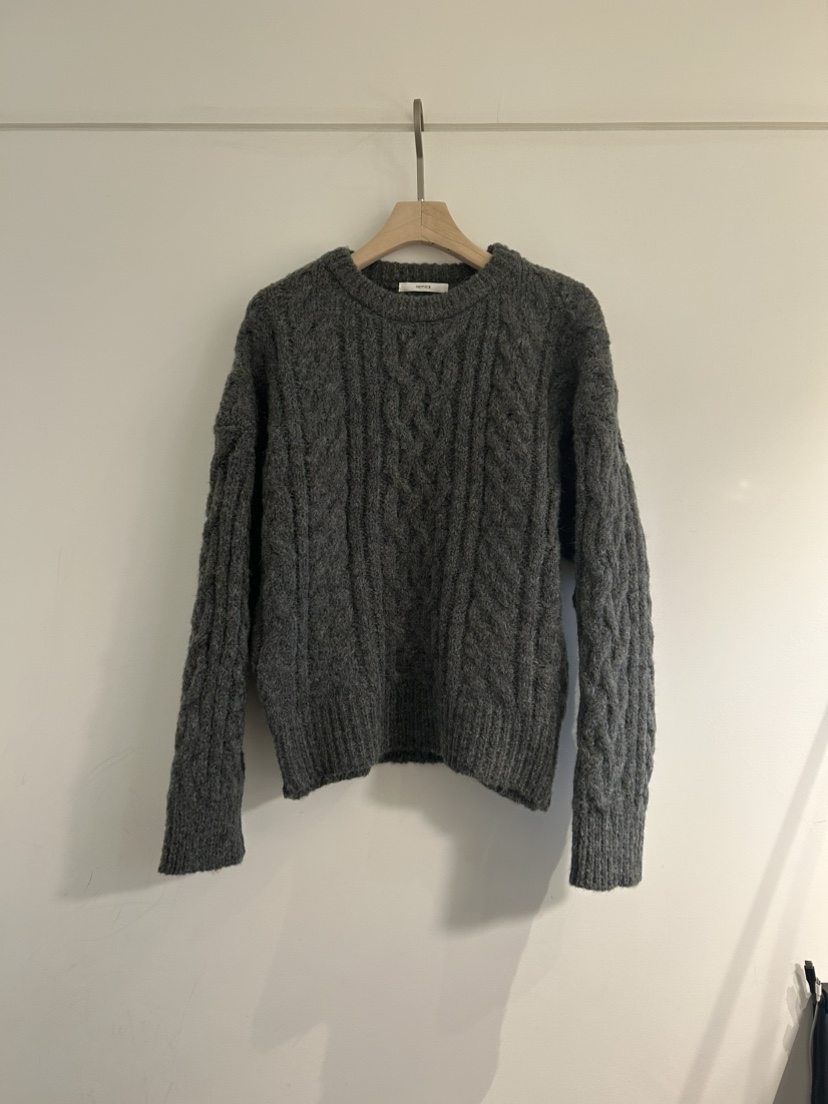 NOTICE韓國代購㊣女裝新款人氣職業時尚熱賣推薦真品25秋冬毛衣NOTICE毛衣圖色2