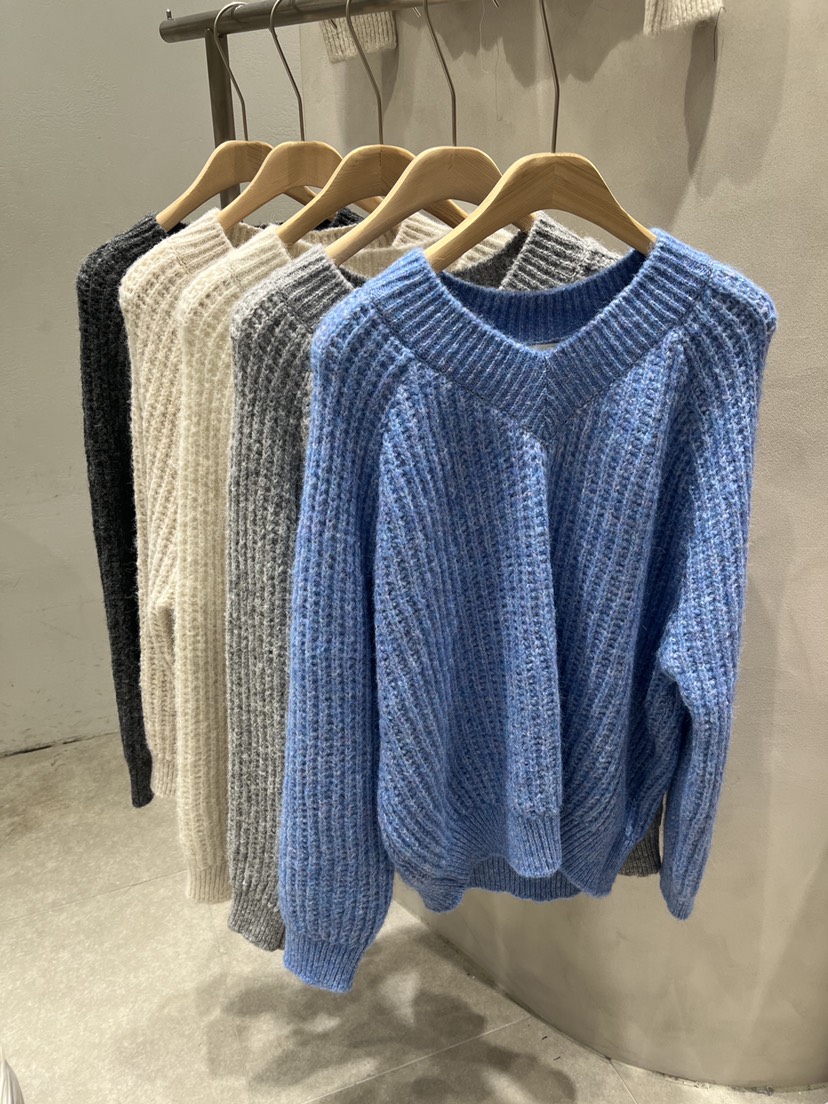 EVERCOMMERCE METICULOUSLY DESIGNED韓國直郵㊣女裝新品職業毛衣羊毛EVERCOMMERCE毛衣