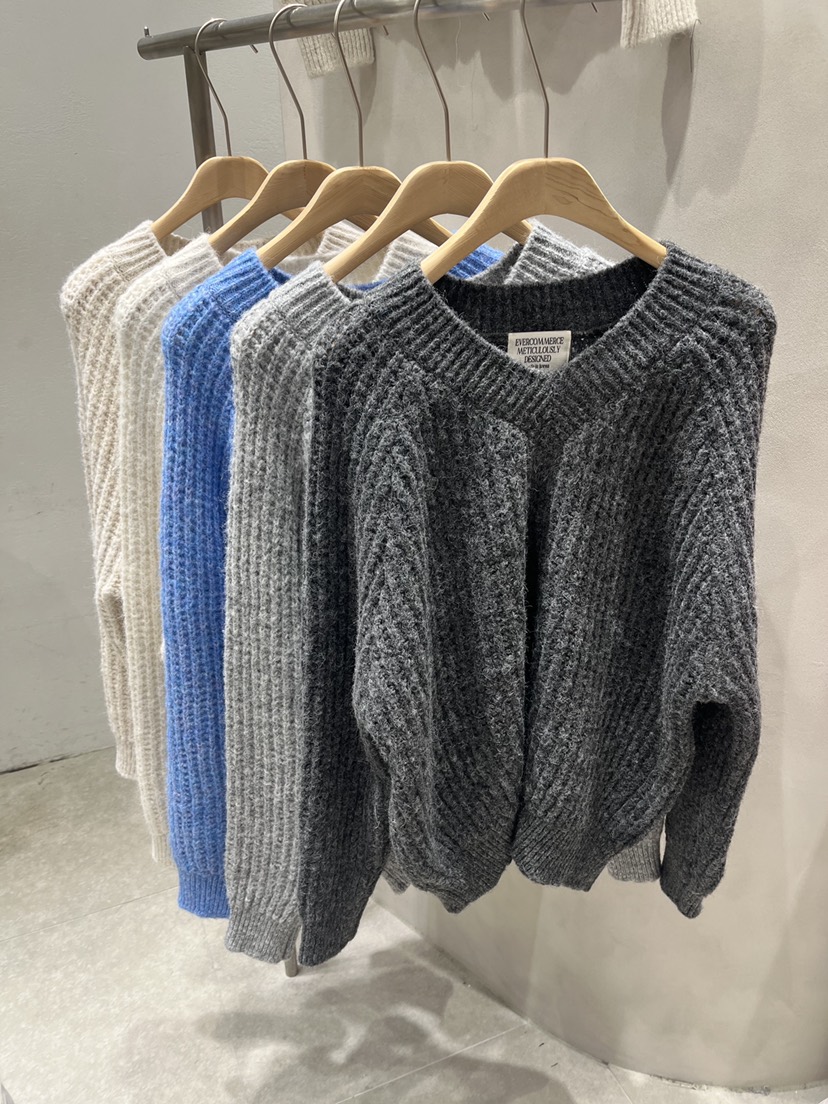 EVERCOMMERCE METICULOUSLY DESIGNED韓國直郵㊣女裝新品職業毛衣羊毛EVERCOMMERCE毛衣