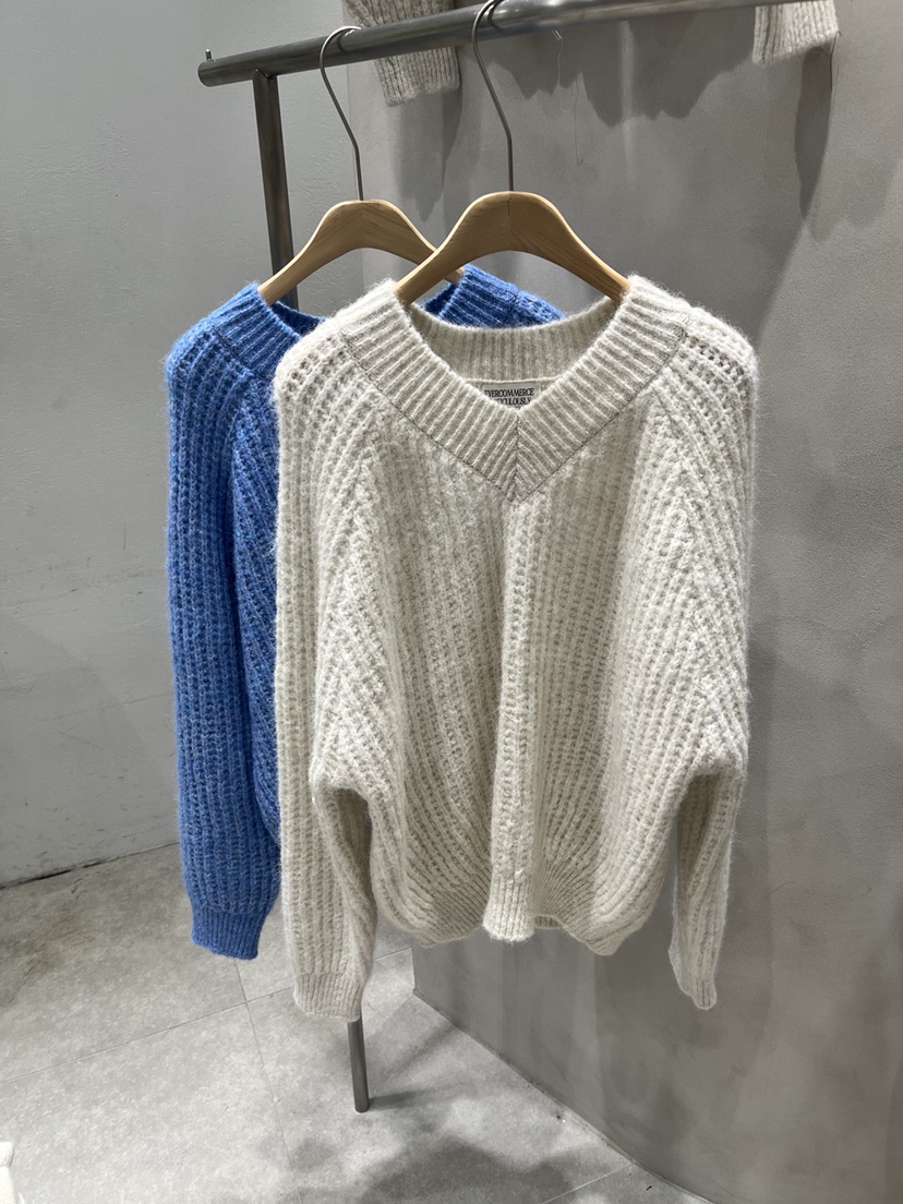 EVERCOMMERCE METICULOUSLY DESIGNED韓國直郵㊣女裝新品職業毛衣羊毛EVERCOMMERCE毛衣
