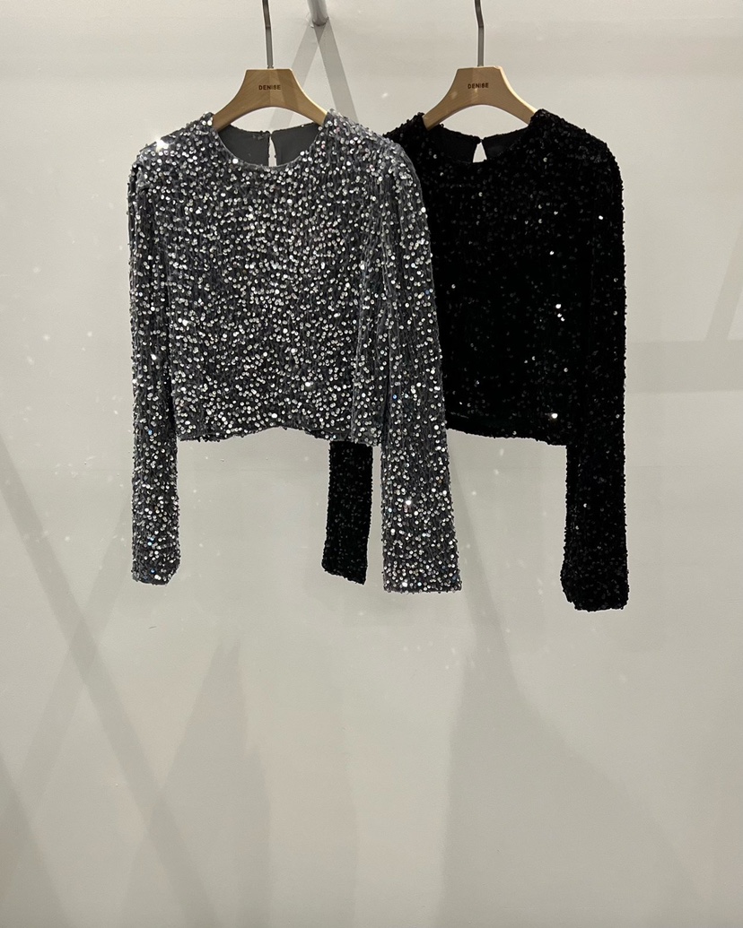 DENISE東大門㊣直郵女裝新品職業推薦休閑時尚人氣襯衫蕾絲衫DENISE襯衫/蕾絲衫