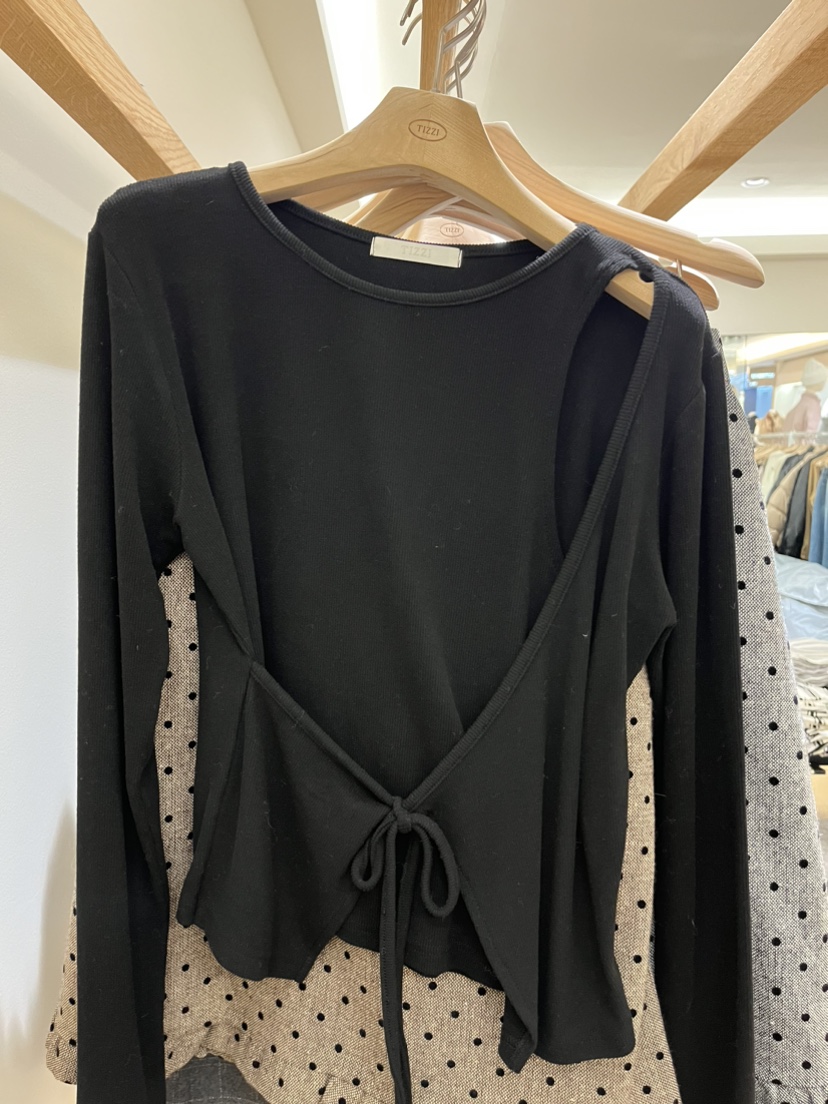 TIZZI東大門㊣實拍女士新款休閑職業25秋冬熱賣真品長袖T恤TIZZI長袖T恤圖色3