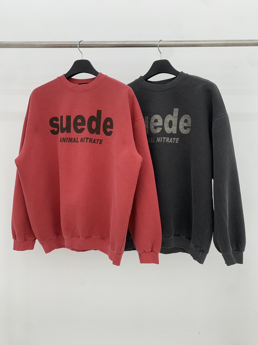 KSUBI東大門㊣代購女裝新款職業休閑25秋冬人氣真品衛衣麂皮KSUBI衛衣