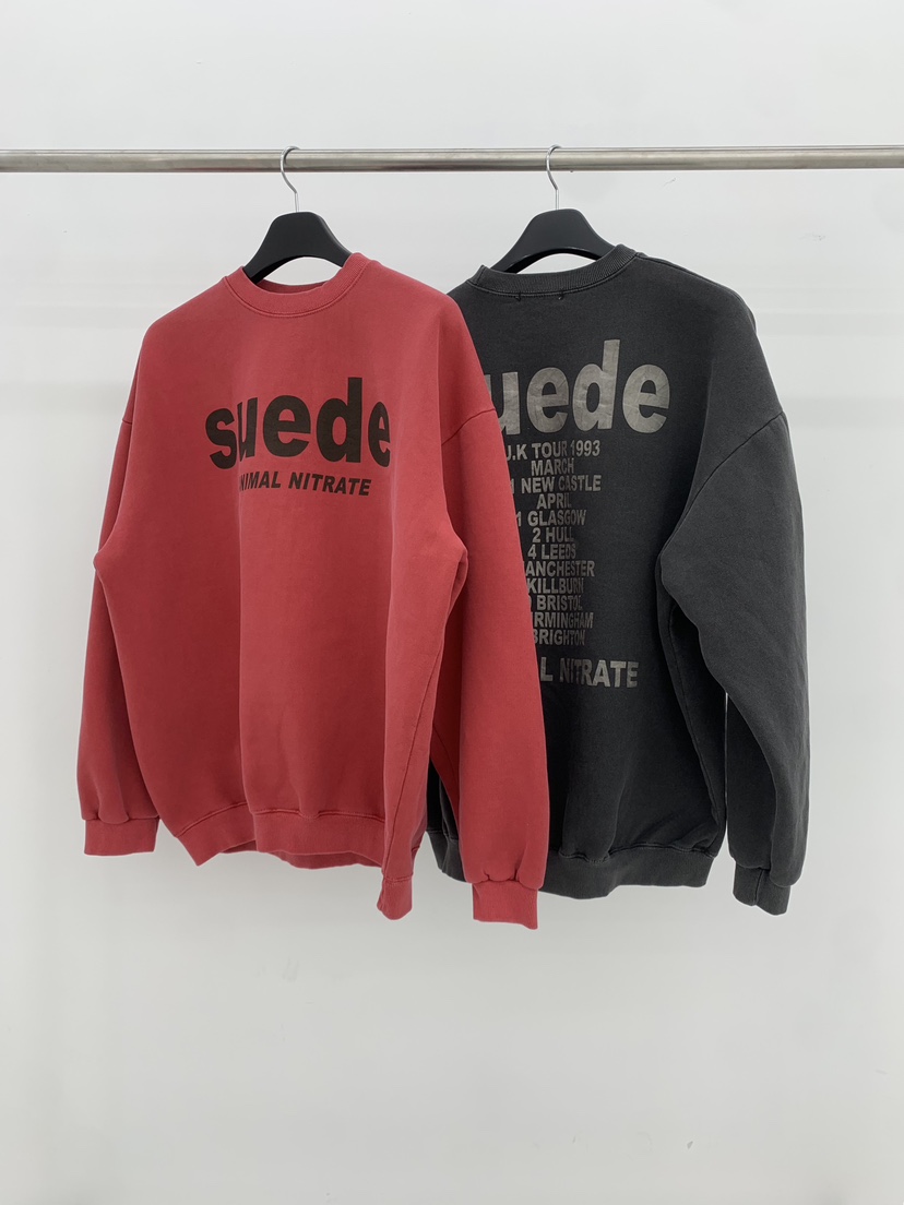 KSUBI東大門㊣代購女裝新款職業休閑25秋冬人氣真品衛衣麂皮KSUBI衛衣