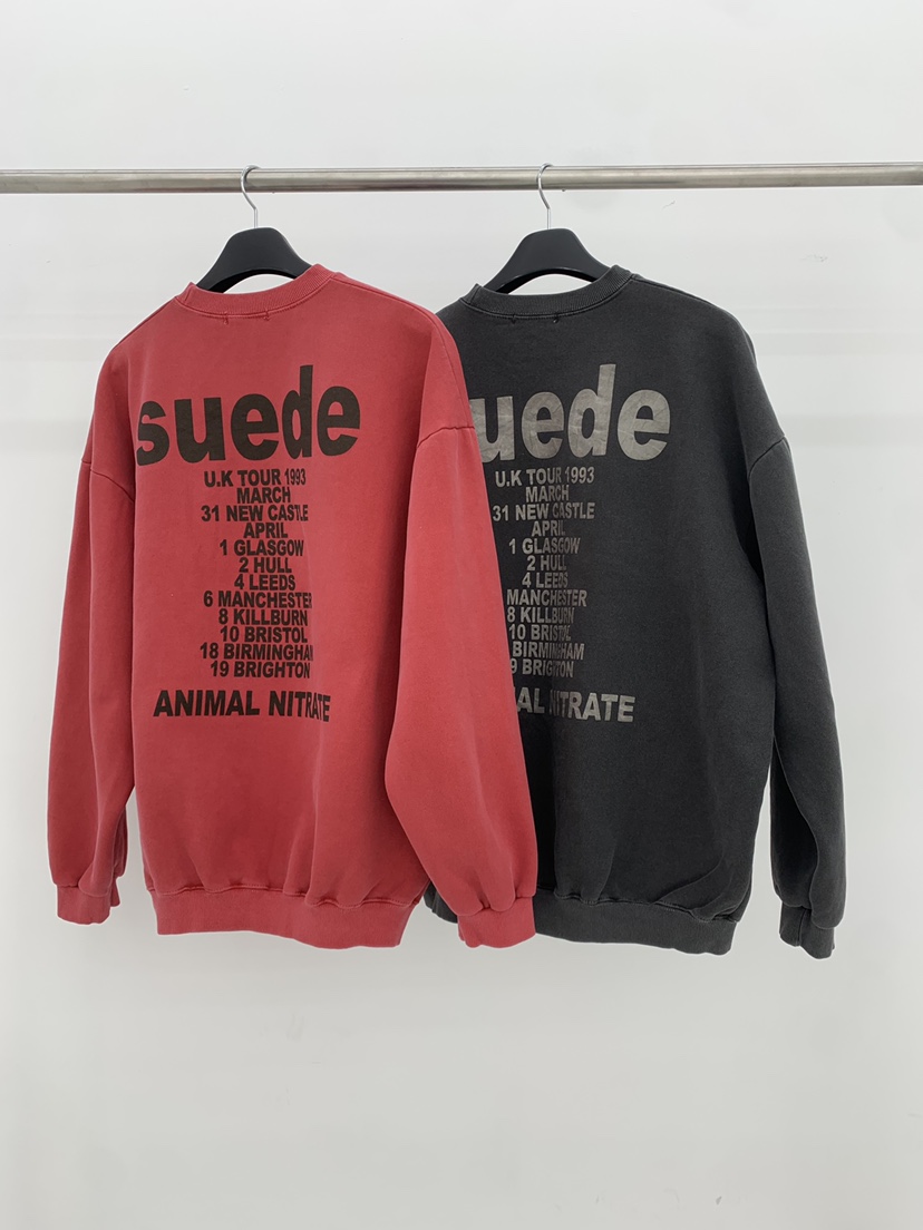 KSUBI東大門㊣代購女裝新款職業休閑25秋冬人氣真品衛衣麂皮KSUBI衛衣