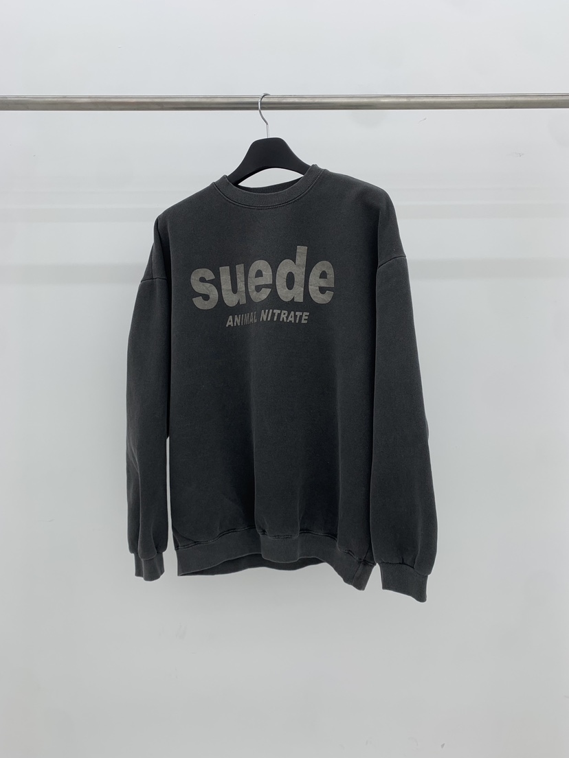 KSUBI東大門㊣代購女裝新款職業休閑25秋冬人氣真品衛衣麂皮KSUBI衛衣圖色2