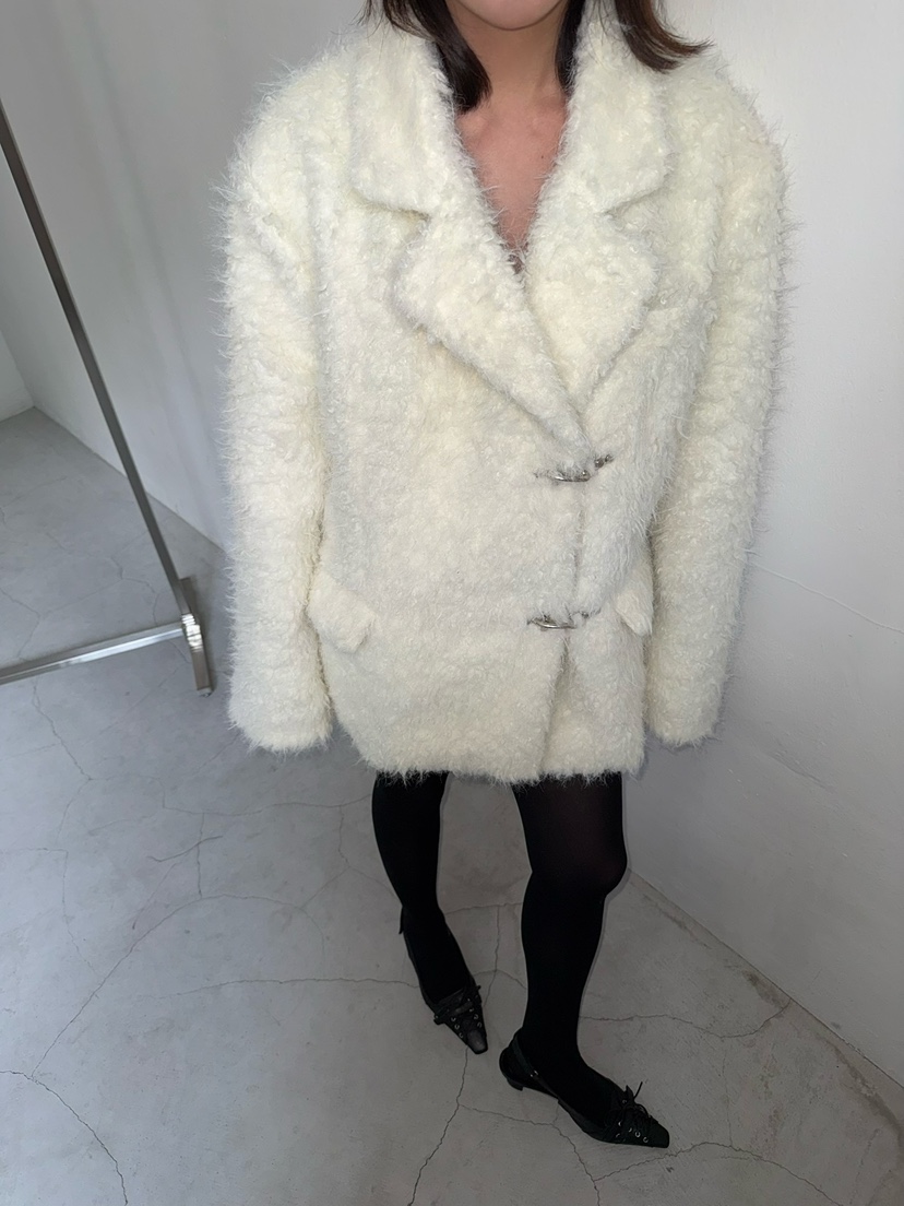 AWESOMESAUCE東大門㊣實拍女裝新品真品職業休閑時尚短款大衣AWESOME SAUCE短款大衣