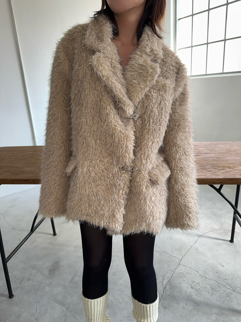 AWESOMESAUCE東大門㊣實拍女裝新品真品職業休閑時尚短款大衣AWESOME SAUCE短款大衣