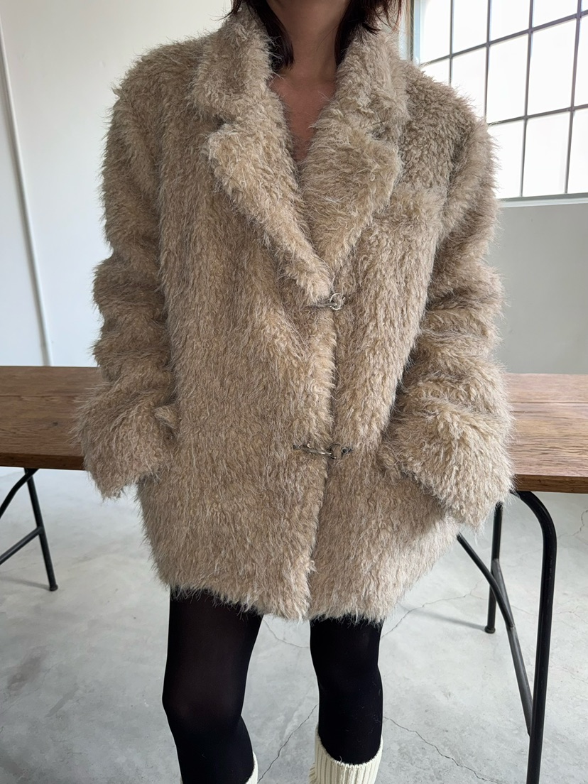 AWESOMESAUCE東大門㊣實拍女裝新品真品職業休閑時尚短款大衣AWESOME SAUCE短款大衣