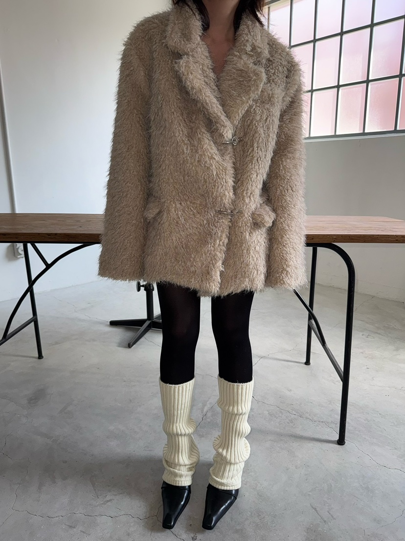 AWESOMESAUCE東大門㊣實拍女裝新品真品職業休閑時尚短款大衣AWESOME SAUCE短款大衣