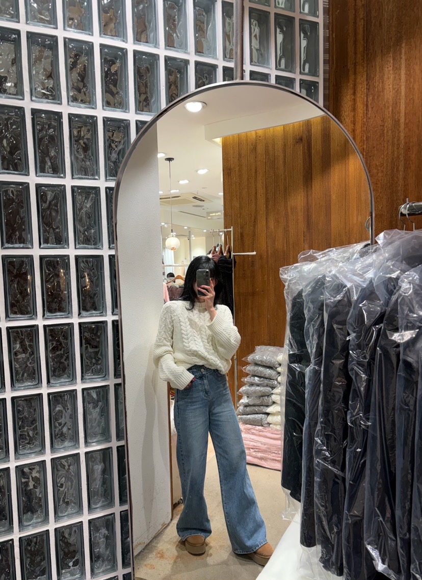 2TWO MOON東大門㊣直郵女士新品熱賣推薦25秋冬針織衫圓領2TWO MOON針織衫