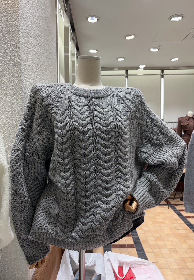 2TWO MOON東大門㊣直郵女士新品熱賣推薦25秋冬針織衫圓領2TWO MOON針織衫