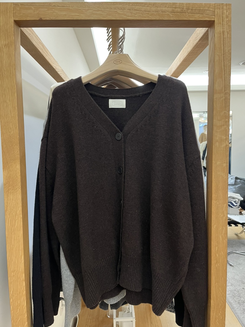 TIZZI韓國直郵㊣女裝新款時尚25秋冬職業熱賣真品推薦針織衫TIZZI針織衫圖色2