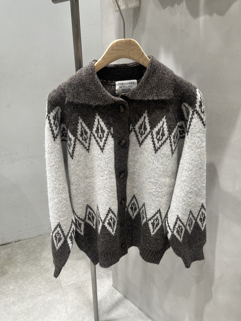 EVERCOMMERCE METICULOUSLY DESIGNED東大門㊣實拍女裝新款真品針織衫EVERCOMMERCE針織衫圖色2