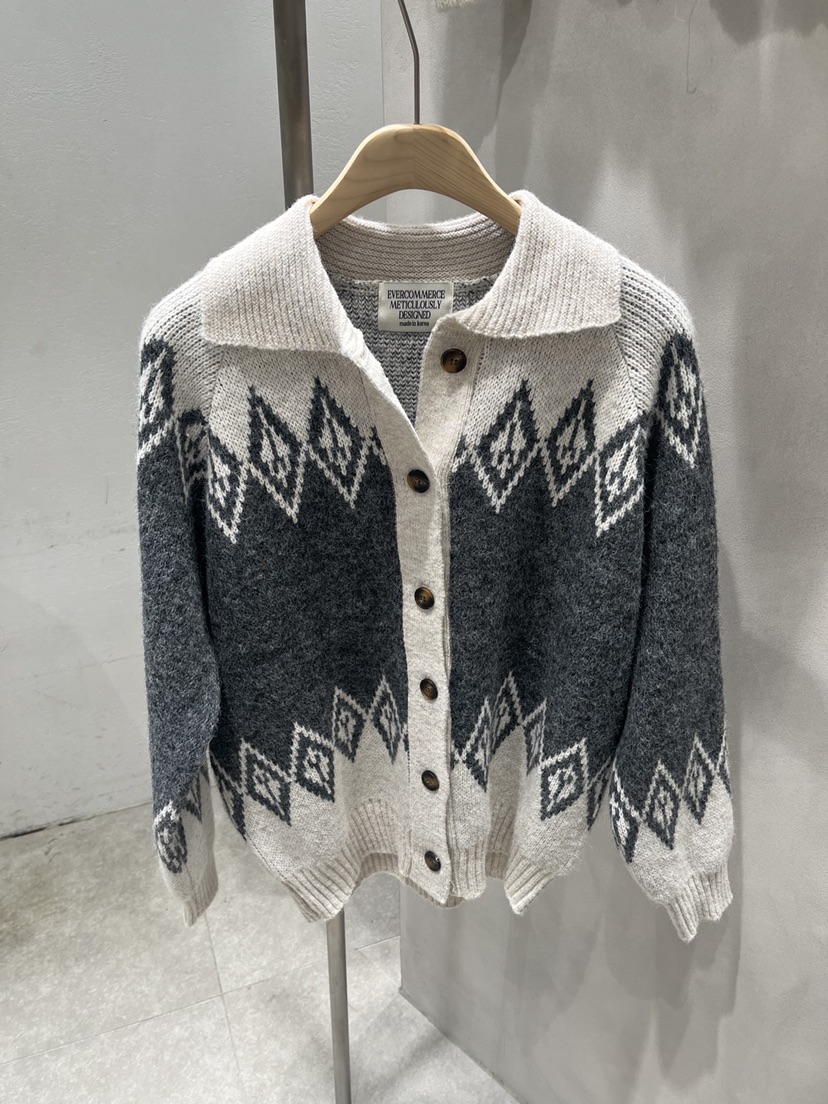 EVERCOMMERCE METICULOUSLY DESIGNED東大門㊣實拍女裝新款真品針織衫EVERCOMMERCE針織衫圖色3