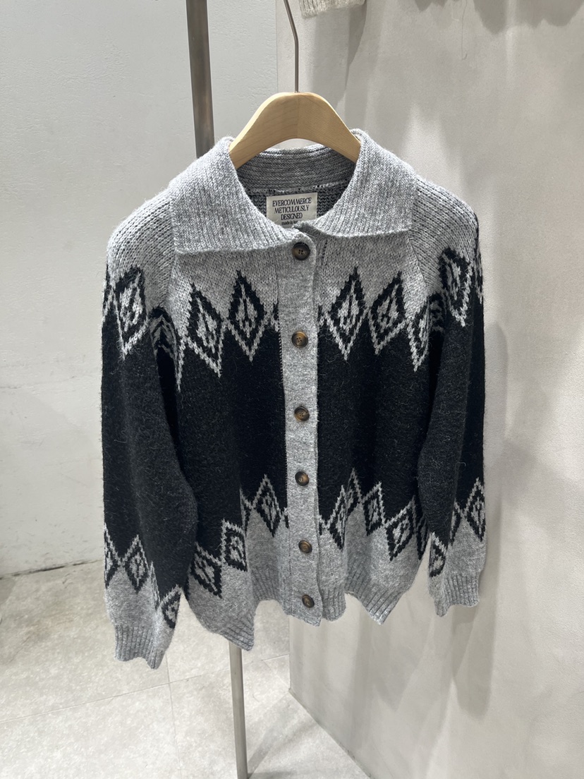 EVERCOMMERCE METICULOUSLY DESIGNED東大門㊣實拍女裝新款真品針織衫EVERCOMMERCE針織衫圖色4