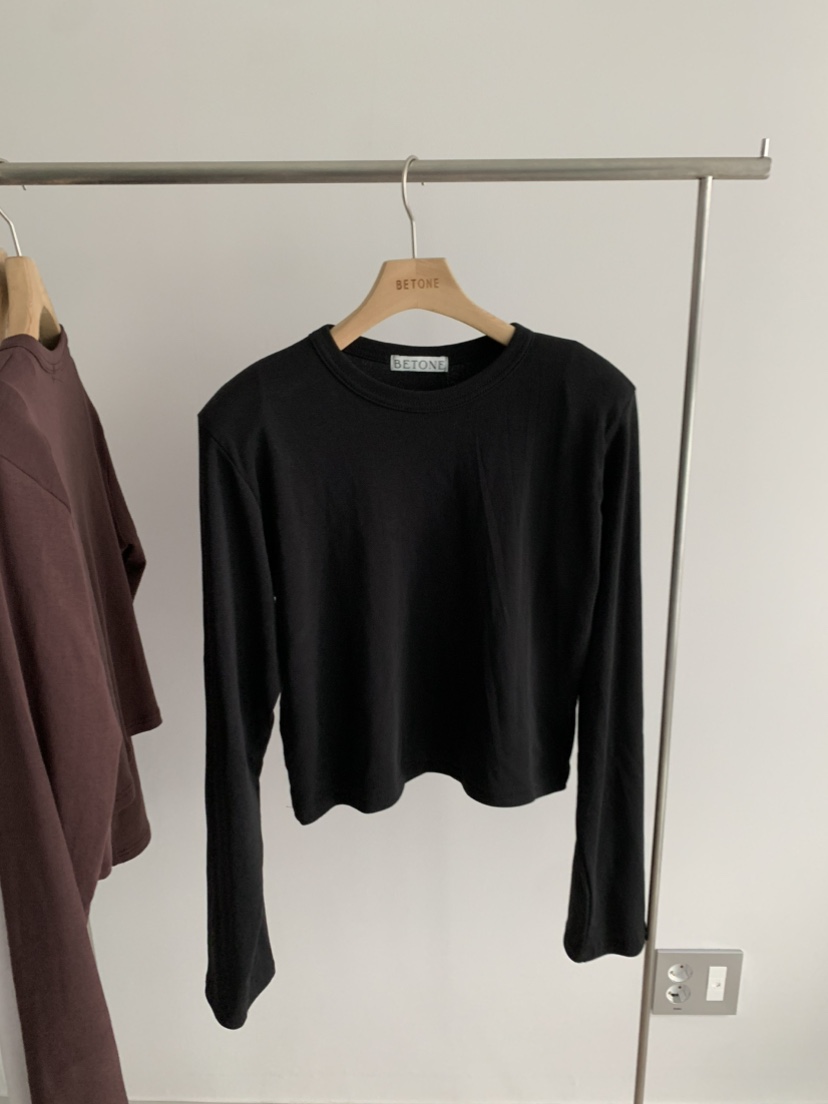 BETONE韓國直郵㊣女裝新品推薦人氣熱賣時尚職業25秋冬長袖T恤BETONE長袖T恤圖色3