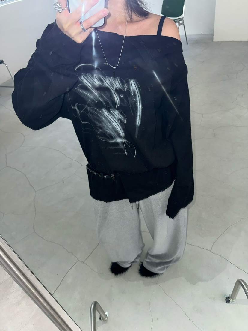 AWESOMESAUCE韓國直郵㊣女裝新品推薦真品職業休閑熱賣長袖T恤AWESOME SAUCE長袖T恤