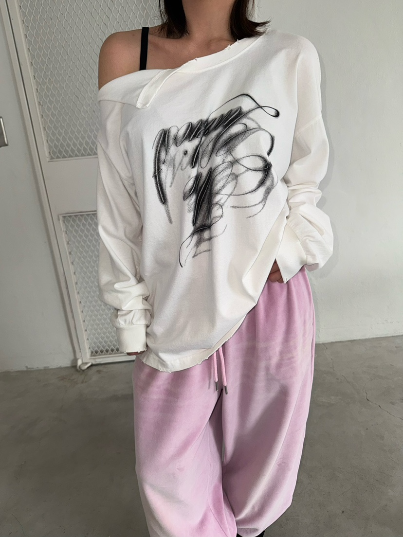 AWESOMESAUCE韓國直郵㊣女裝新品推薦真品職業休閑熱賣長袖T恤AWESOME SAUCE長袖T恤