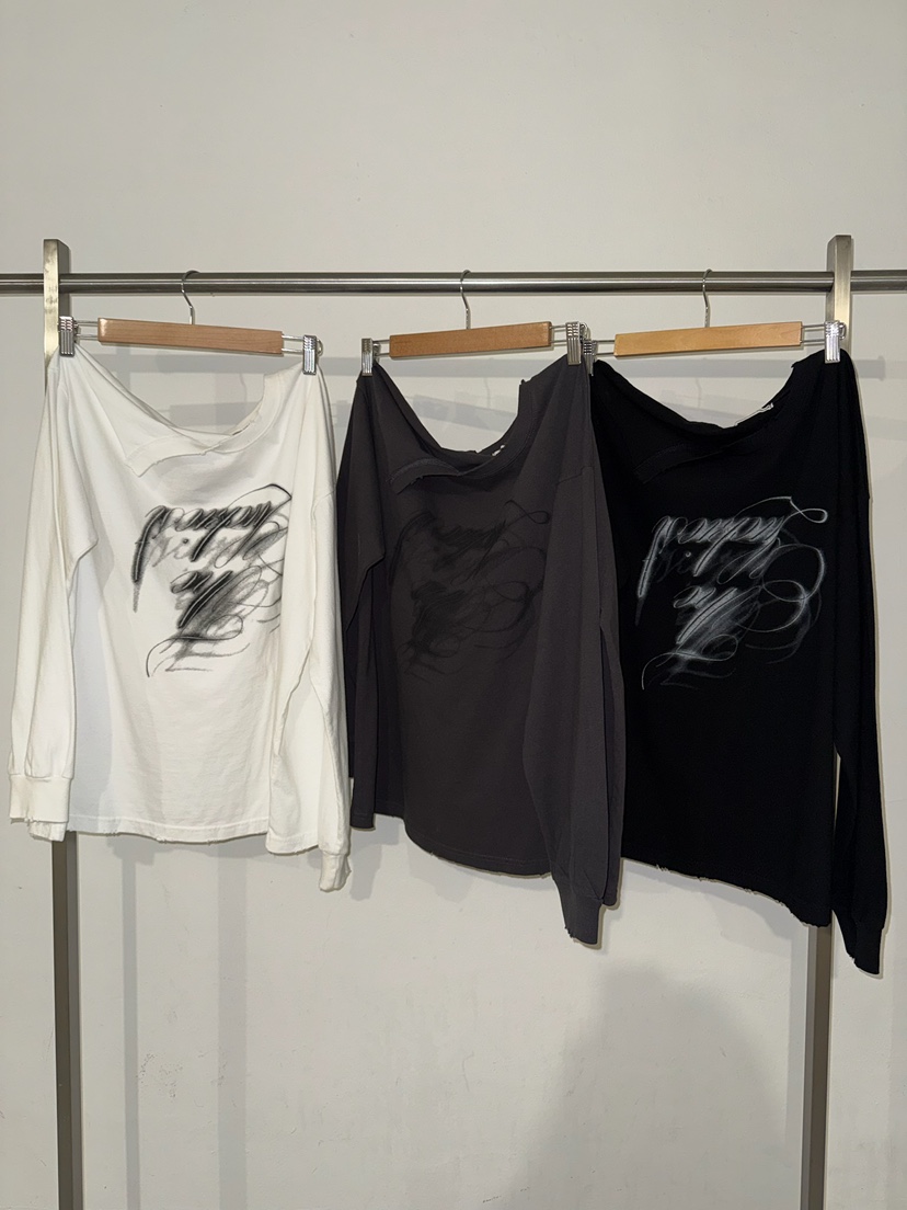 AWESOMESAUCE韓國直郵㊣女裝新品推薦真品職業休閑熱賣長袖T恤AWESOME SAUCE長袖T恤