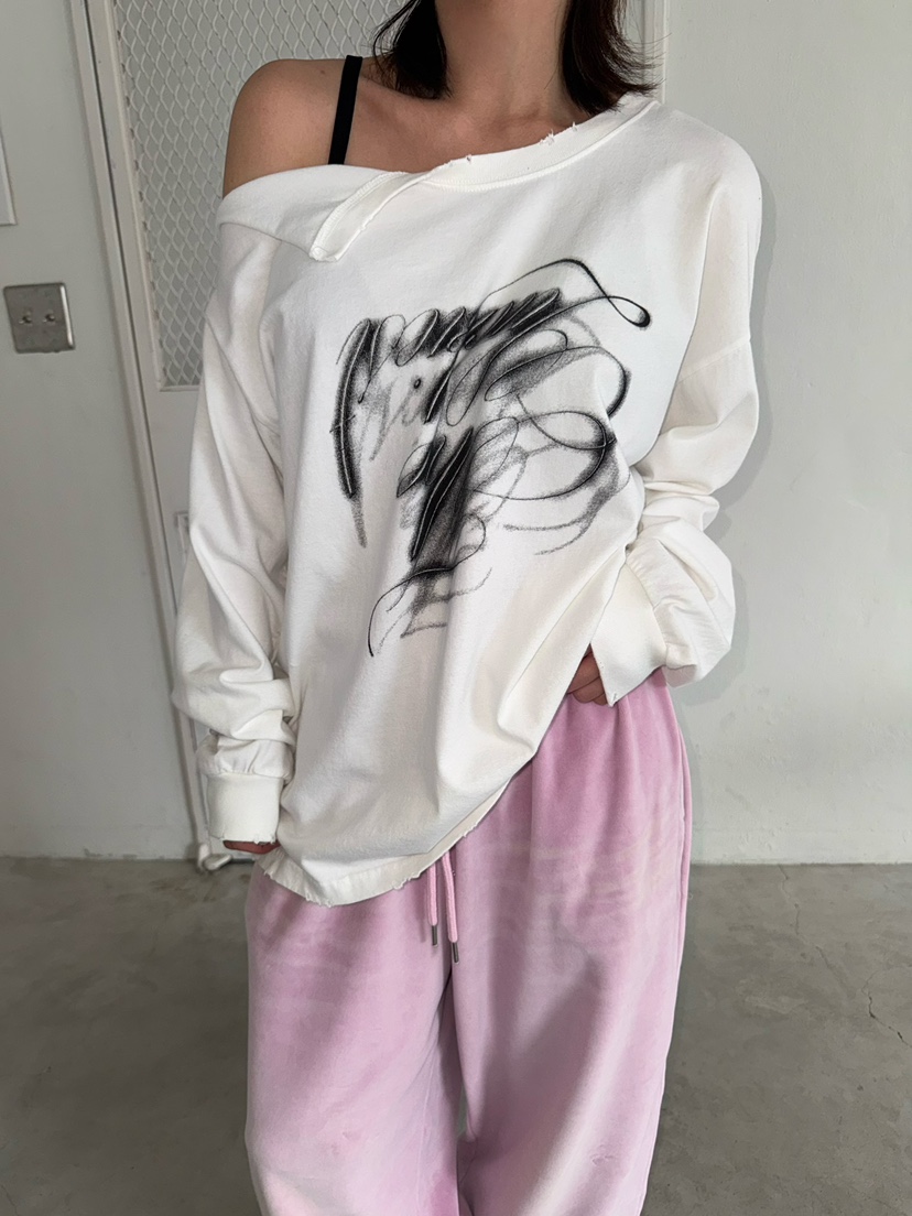 AWESOMESAUCE韓國直郵㊣女裝新品推薦真品職業休閑熱賣長袖T恤AWESOME SAUCE長袖T恤圖色3