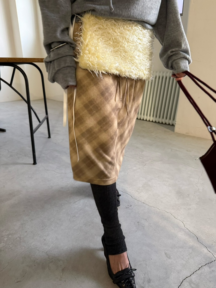 AWESOMESAUCE東大門㊣直郵女士新品休閑推薦25秋冬半身裙中短裙AWESOME SAUCE半身裙/中短裙