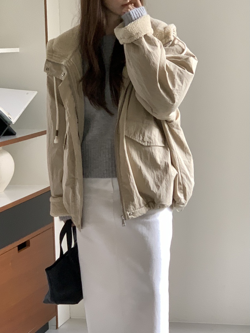 NOTICE韓國代購㊣女裝新款真品25秋冬時尚人氣休閑推薦夾克NOTICE夾克