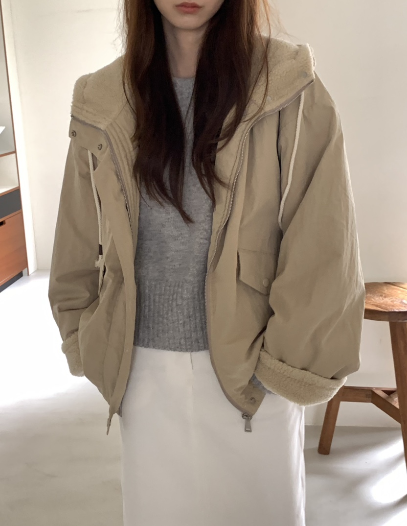 NOTICE韓國代購㊣女裝新款真品25秋冬時尚人氣休閑推薦夾克NOTICE夾克