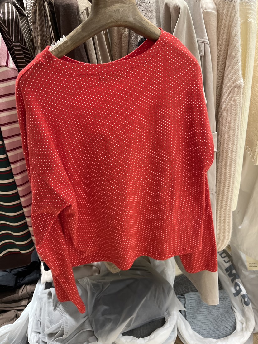 EMPTY韓國代購㊣女士新品人氣真品時尚熱賣25秋冬推薦長袖T恤EMPTY長袖T恤