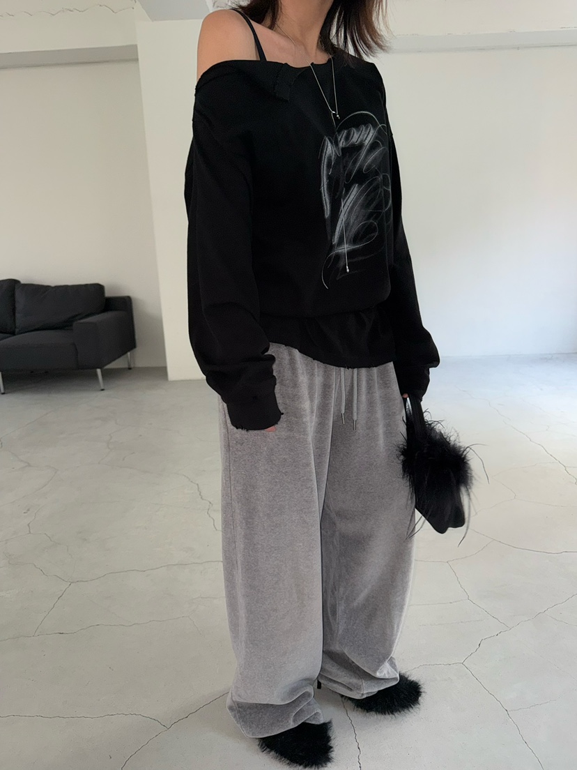 AWESOMESAUCE東大門㊣直郵女士新品人氣熱賣時尚真品休閑褲AWESOME SAUCE休閑褲