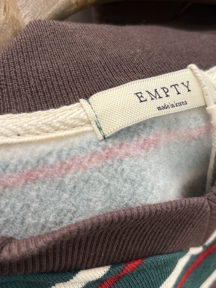 EMPTY東大門㊣直郵女裝新品真品職業熱賣人氣休閑時尚衛衣加絨EMPTY衛衣