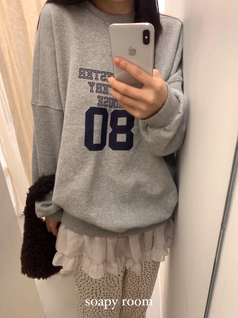 SOAPYROOM東大門㊣直郵女裝新品推薦熱賣時尚真品職業衛衣加絨SOAPYROOM衛衣