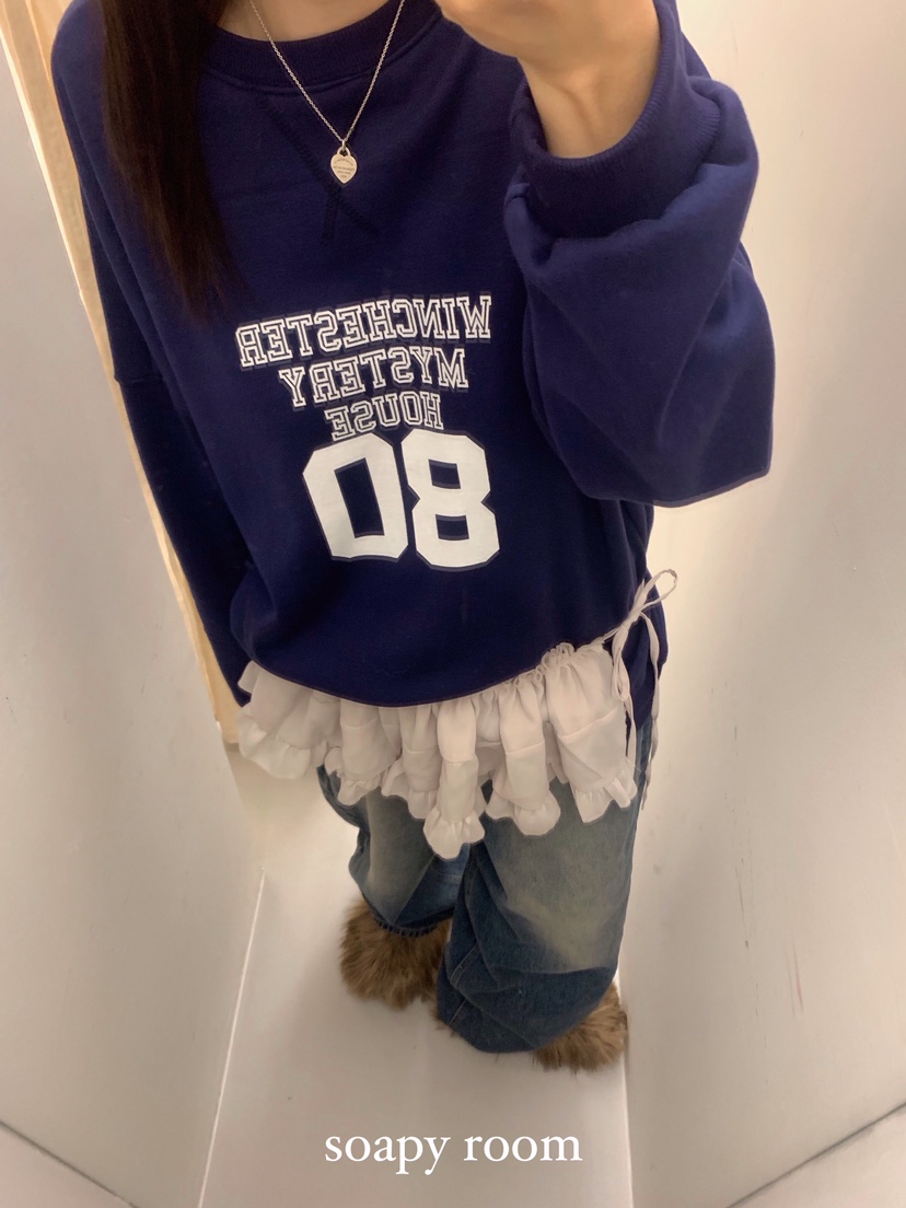 SOAPYROOM東大門㊣直郵女裝新品推薦熱賣時尚真品職業衛衣加絨SOAPYROOM衛衣