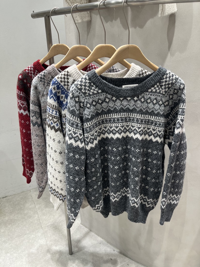 EVERCOMMERCE METICULOUSLY DESIGNED韓國直郵㊣女裝新款休閑針織衫羊毛EVERCOMMERCE針織衫