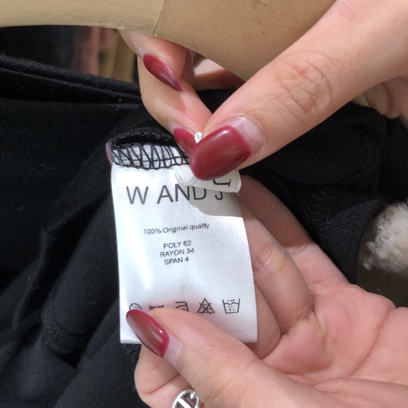 W AND J東大門㊣代購女士新款時尚休閑推薦真品熱賣長袖T恤W AND J長袖T恤