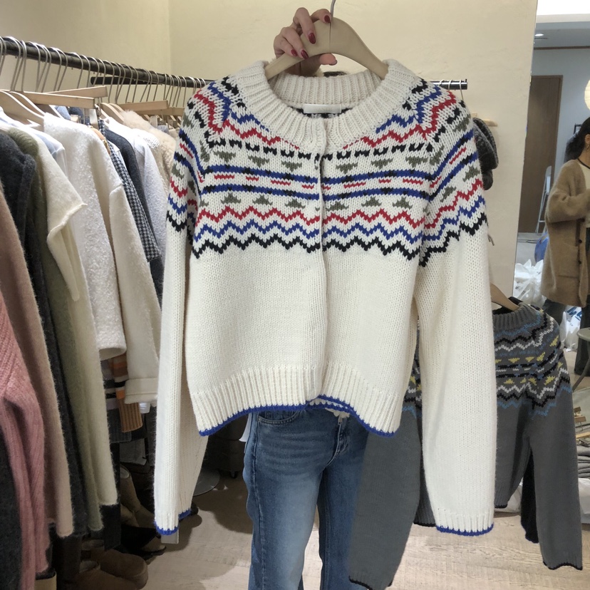 W AND J東大門㊣代購女士新品熱賣真品休閑人氣毛衣羊毛衫W AND J毛衣