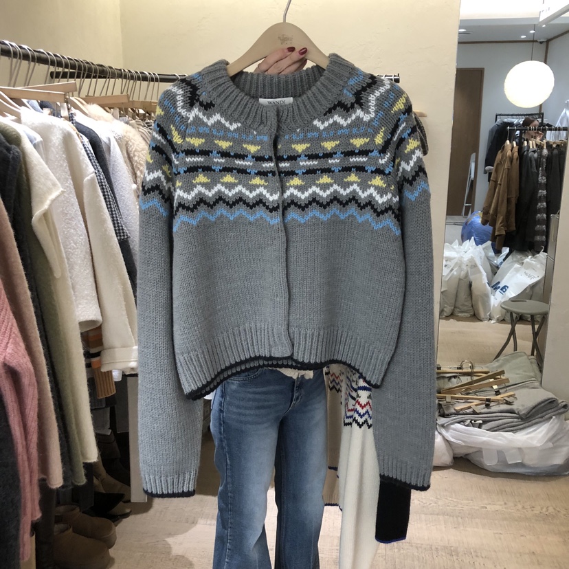 W AND J東大門㊣代購女士新品熱賣真品休閑人氣毛衣羊毛衫W AND J毛衣圖色2