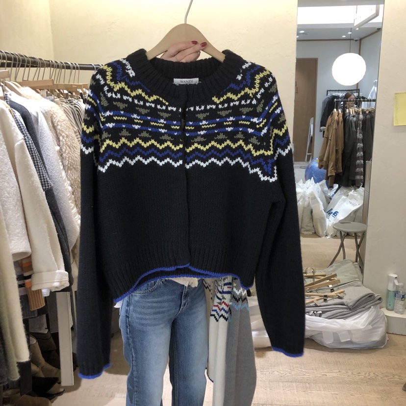 W AND J東大門㊣代購女士新品熱賣真品休閑人氣毛衣羊毛衫W AND J毛衣圖色3