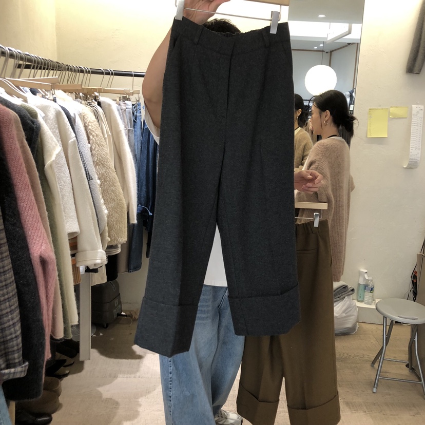 W AND J東大門㊣實拍女裝新款推薦熱賣休閑25秋冬真品休閑褲W AND J休閑褲圖色2