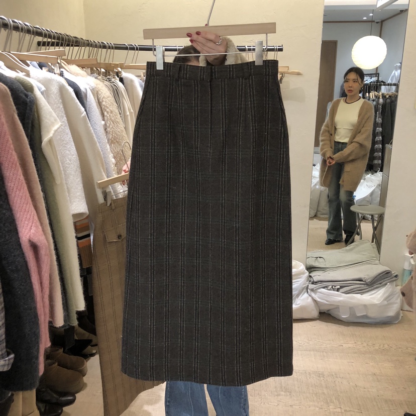 W AND J東大門㊣代購女士新款休閑真品時尚熱賣半身裙中短裙W AND J半身裙/中短裙圖色2