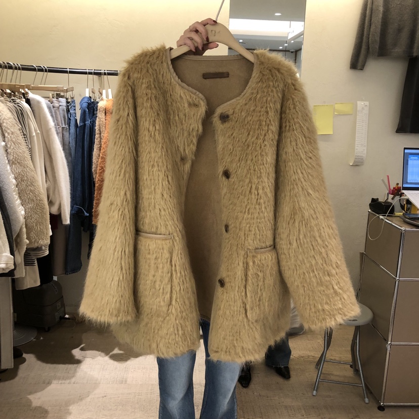 W AND J東大門㊣直郵女裝新款人氣熱賣休閑職業推薦短款大衣W AND J短款大衣圖色2