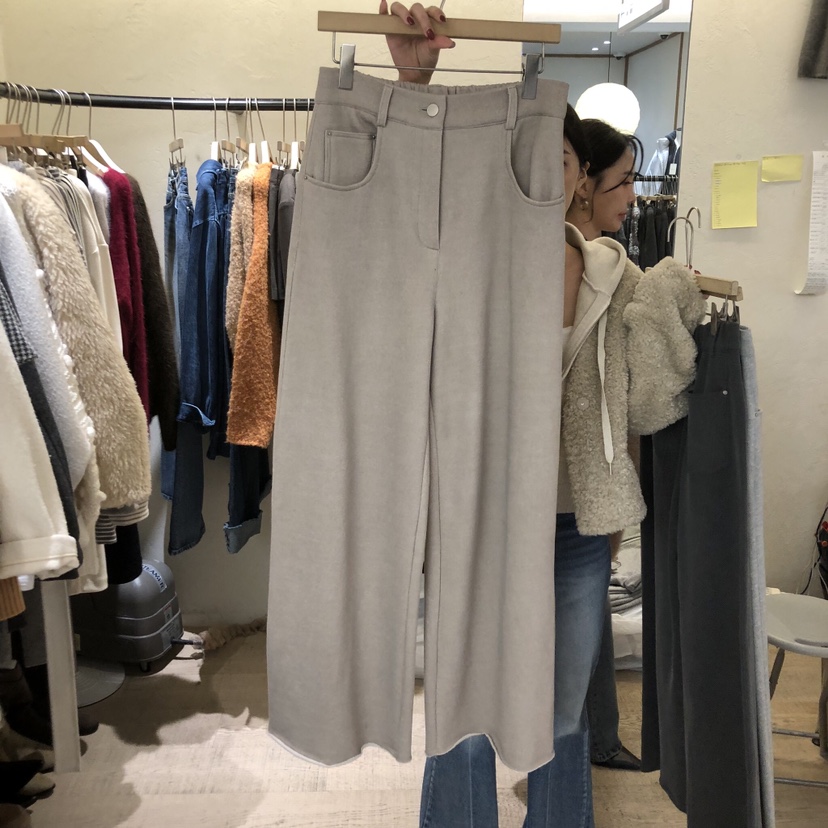 W AND J東大門㊣代購女裝新品真品熱賣25秋冬職業時尚休閑褲W AND J休閑褲