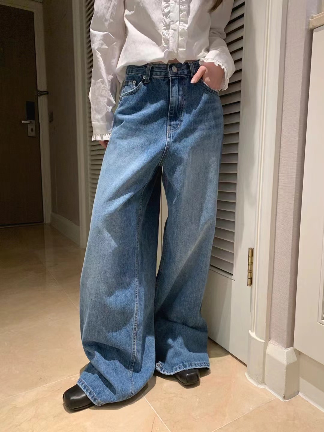 FORMAL韓國直郵㊣女士新品熱賣真品職業時尚人氣牛仔褲口袋FORMAL牛仔褲