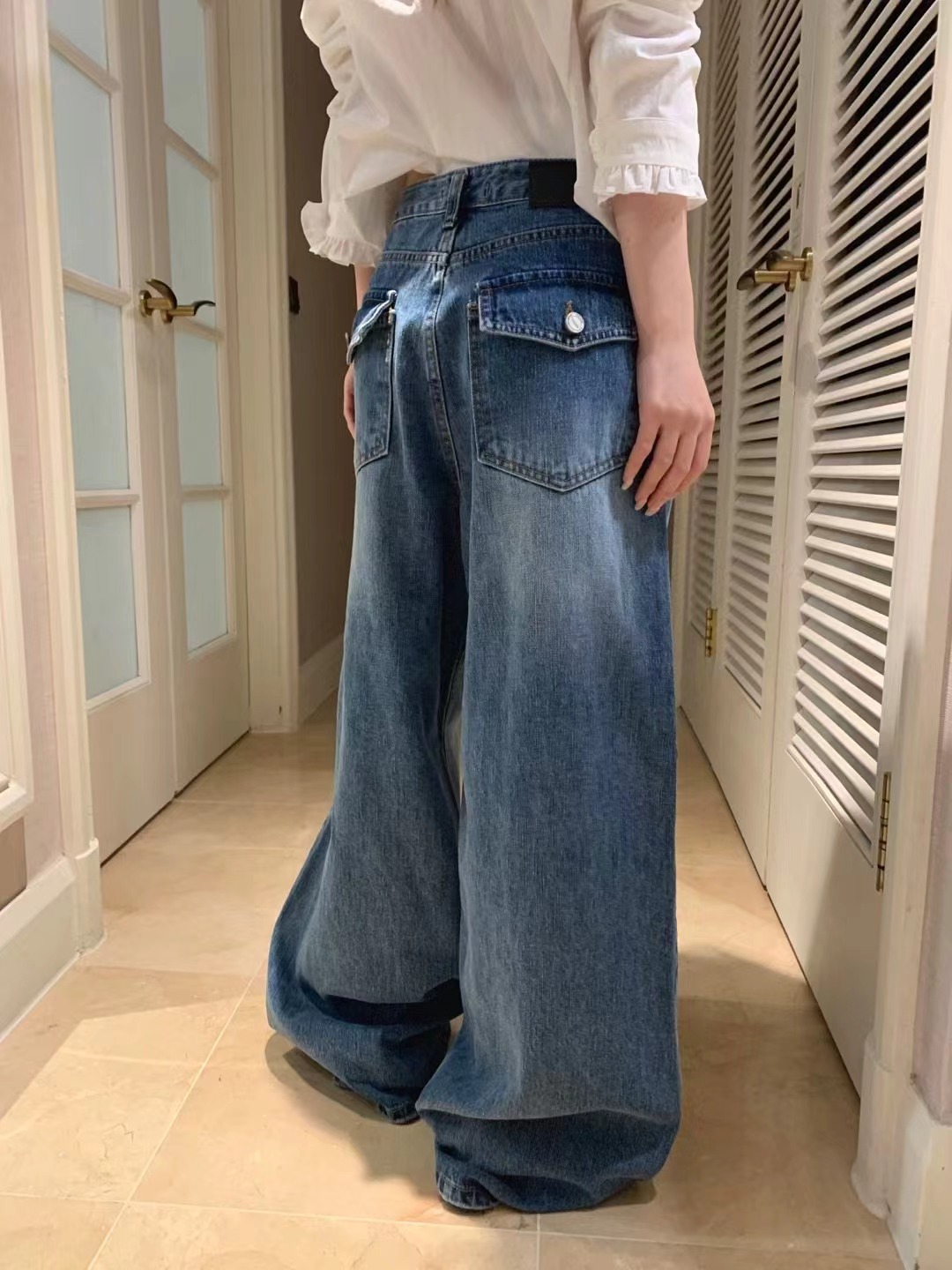 FORMAL韓國直郵㊣女士新品熱賣真品職業時尚人氣牛仔褲口袋FORMAL牛仔褲