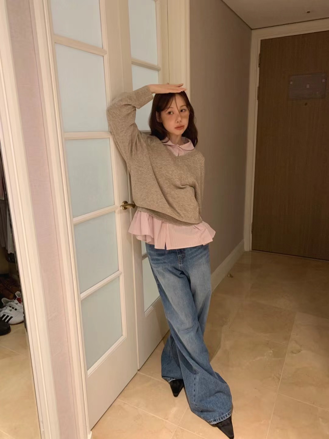 FORMAL韓國直郵㊣女士新品熱賣真品職業時尚人氣牛仔褲口袋FORMAL牛仔褲