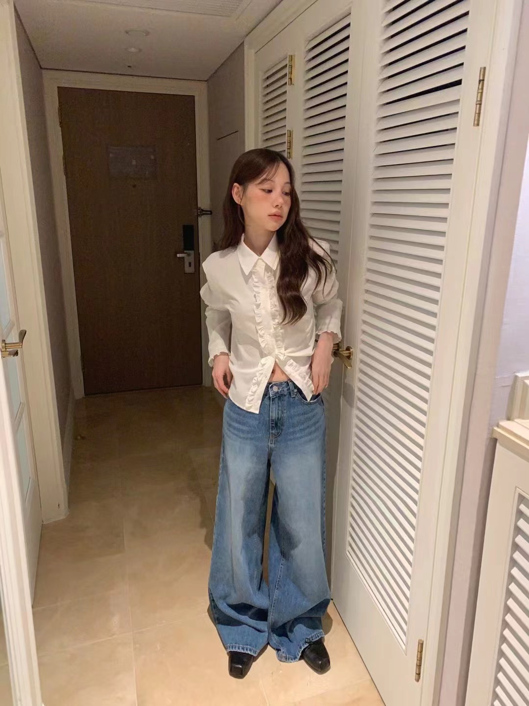 FORMAL韓國直郵㊣女士新品熱賣真品職業時尚人氣牛仔褲口袋FORMAL牛仔褲