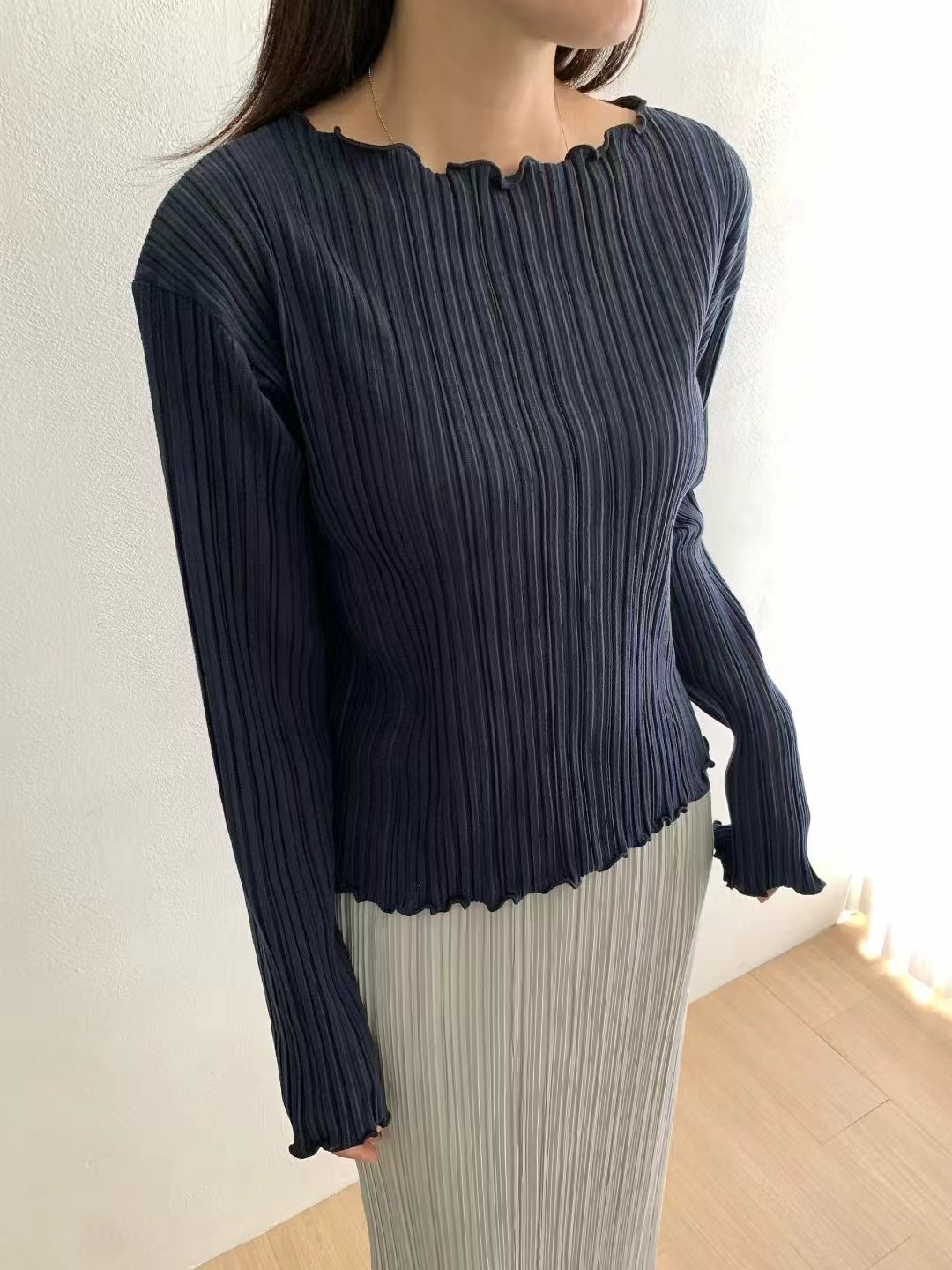 REMUTE東大門㊣實拍女士新品人氣推薦真品時尚熱賣25秋冬長袖T恤REMUTE長袖T恤